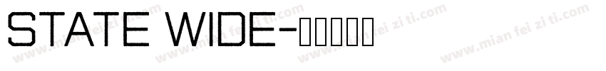 State Wide字体转换